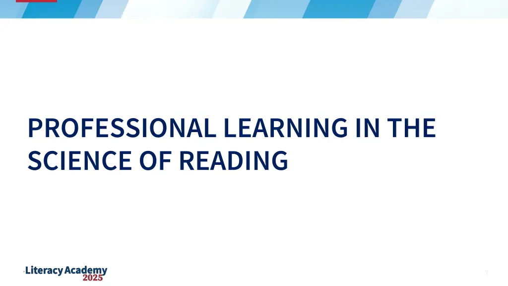 professional learning in the science of reading