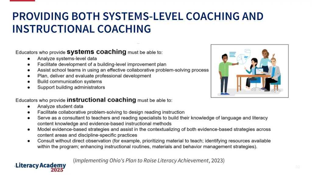providing both systems level coaching
