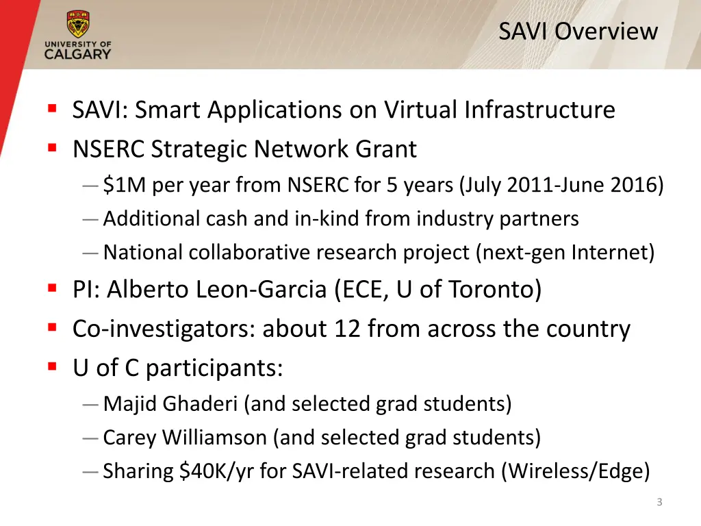 savi overview