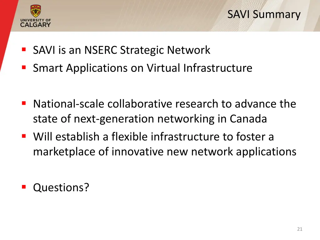 savi summary