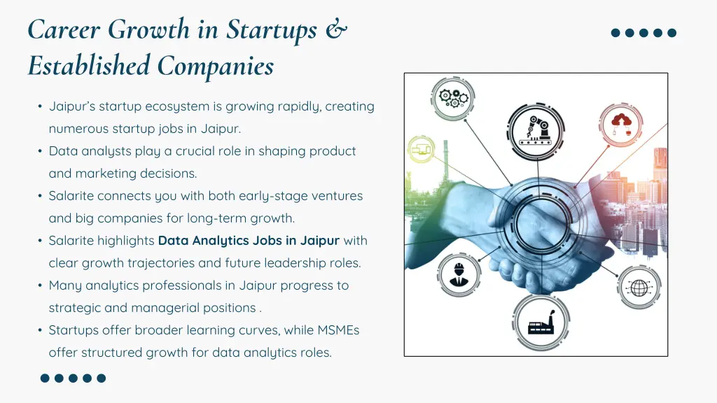 career growth in startups established companies
