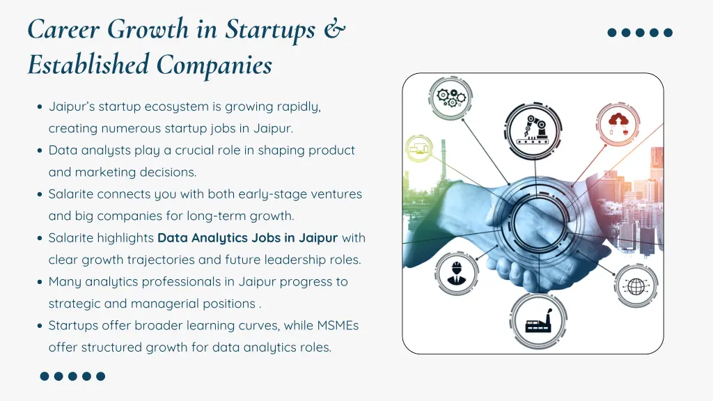 career growth in startups established companies