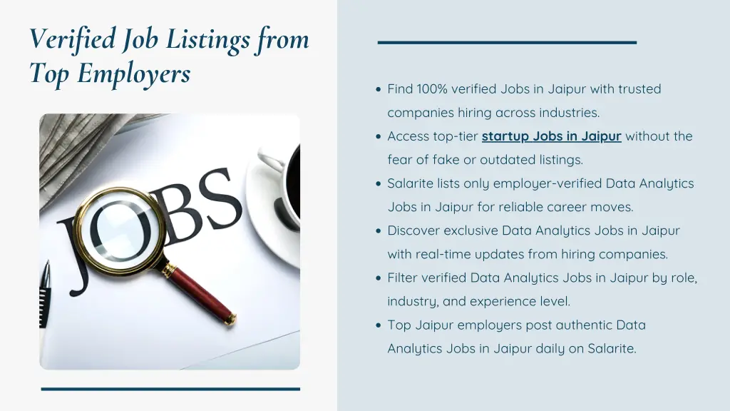 verified job listings from top employers