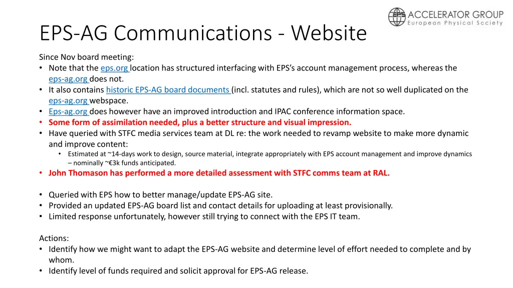eps ag communications website