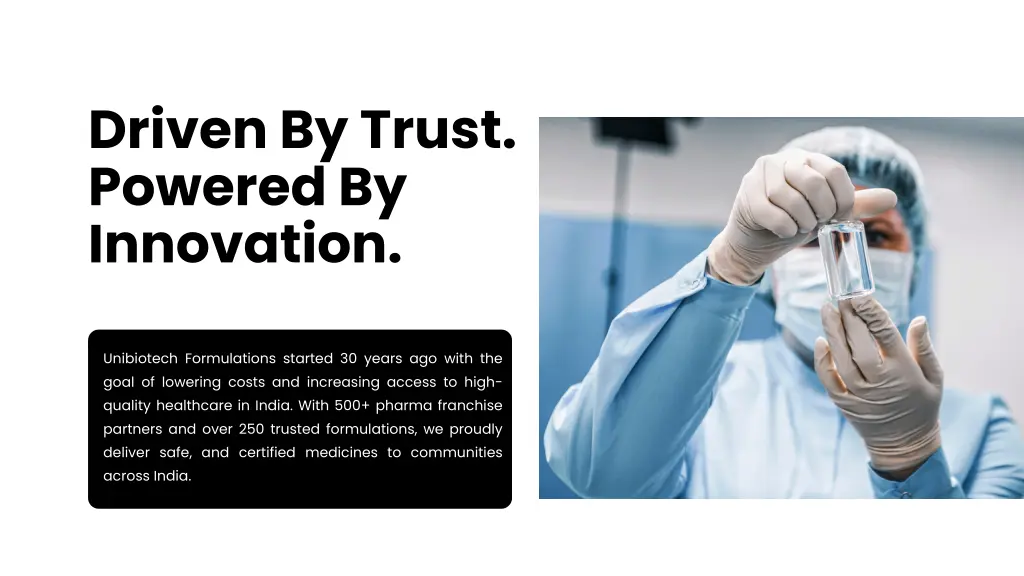 driven by trust powered by innovation