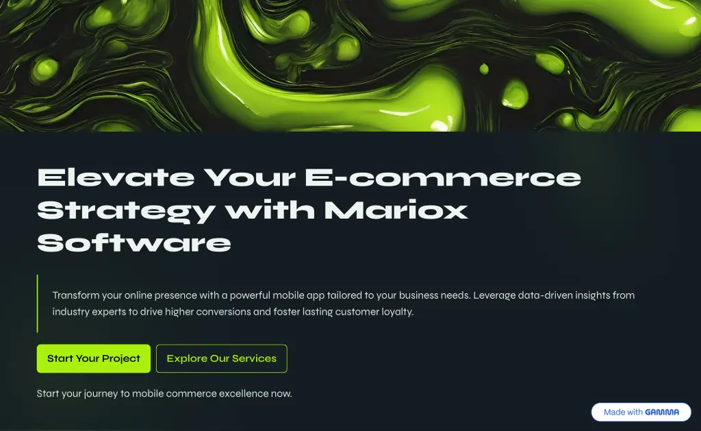 elevate your e commerce strategy with mariox