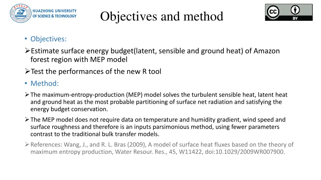 objectives and method