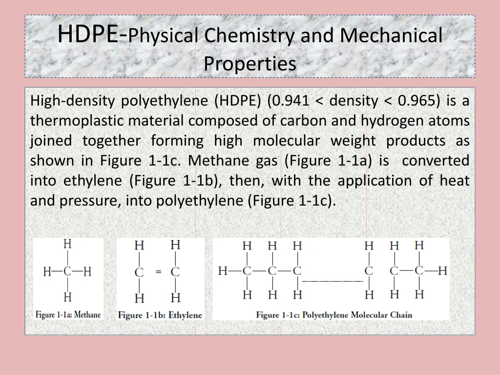 hdpe physical chemistry and mechanical properties 1