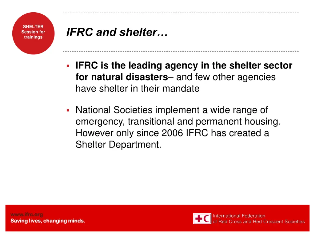 shelter session for trainings 5