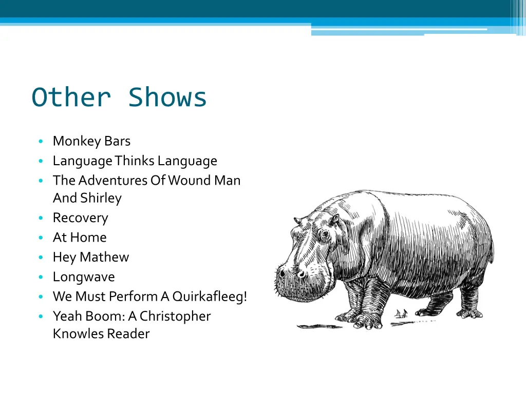 other shows