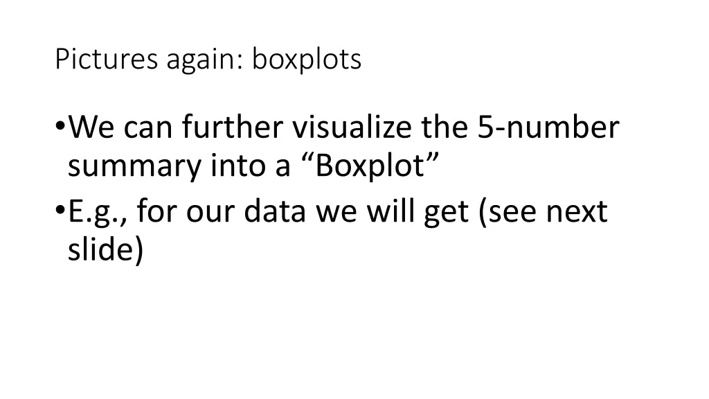 pictures again boxplots