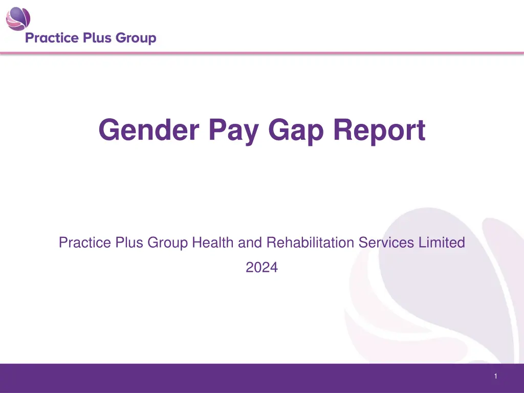 gender pay gap report
