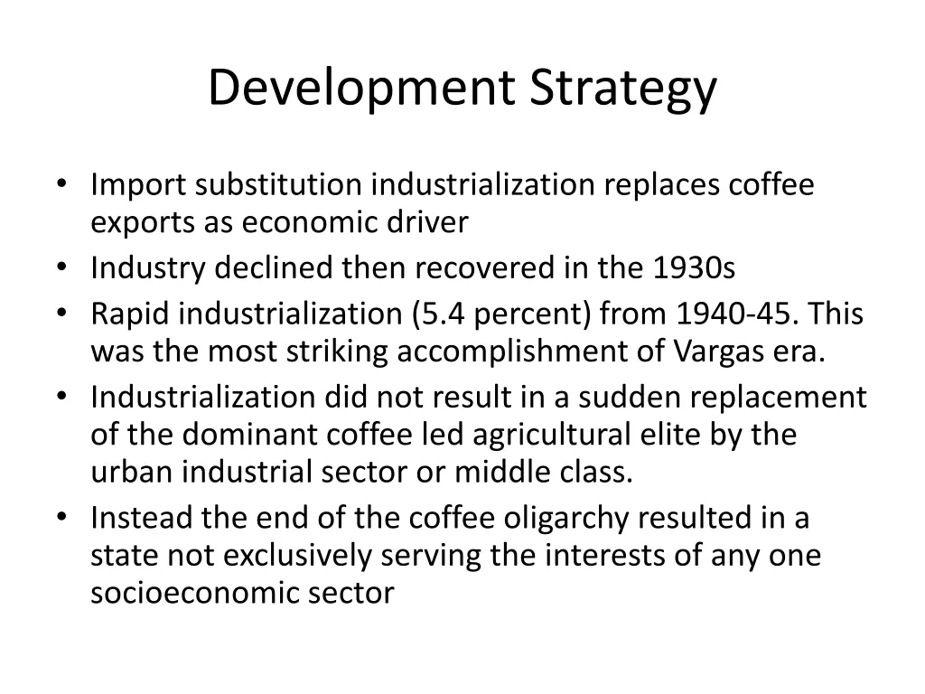 development strategy