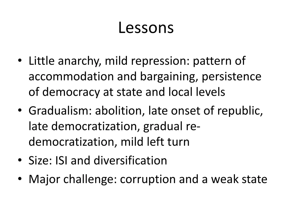 lessons