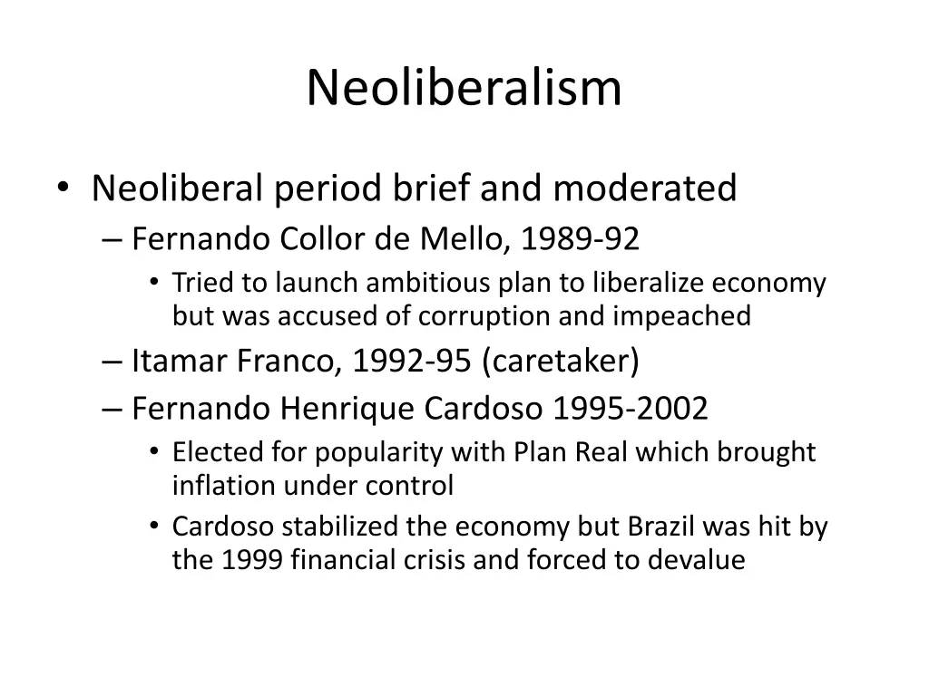 neoliberalism