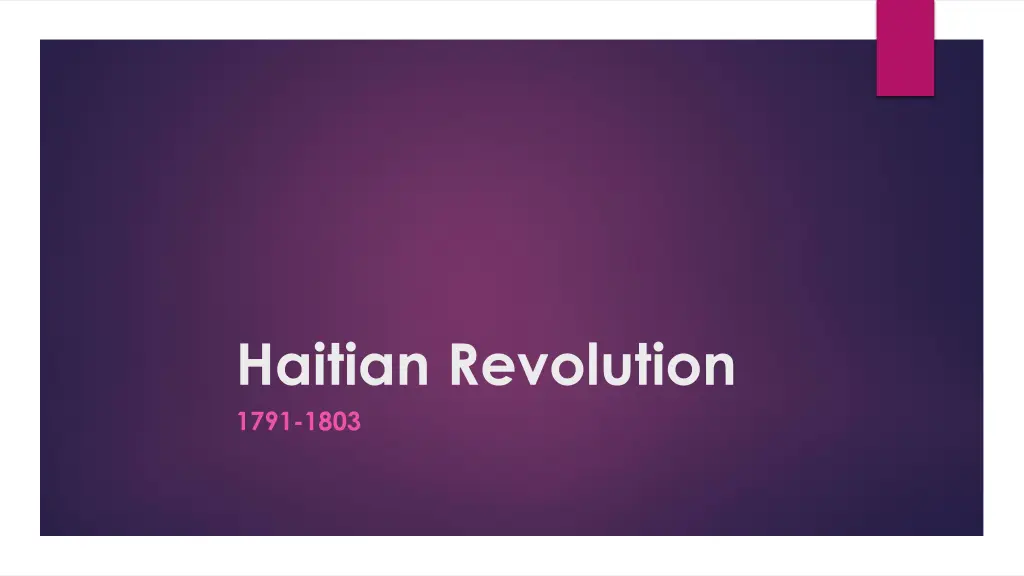 haitian revolution 1791 1803