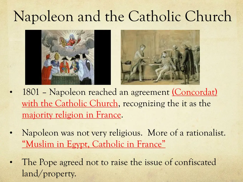 napoleon and the catholic church