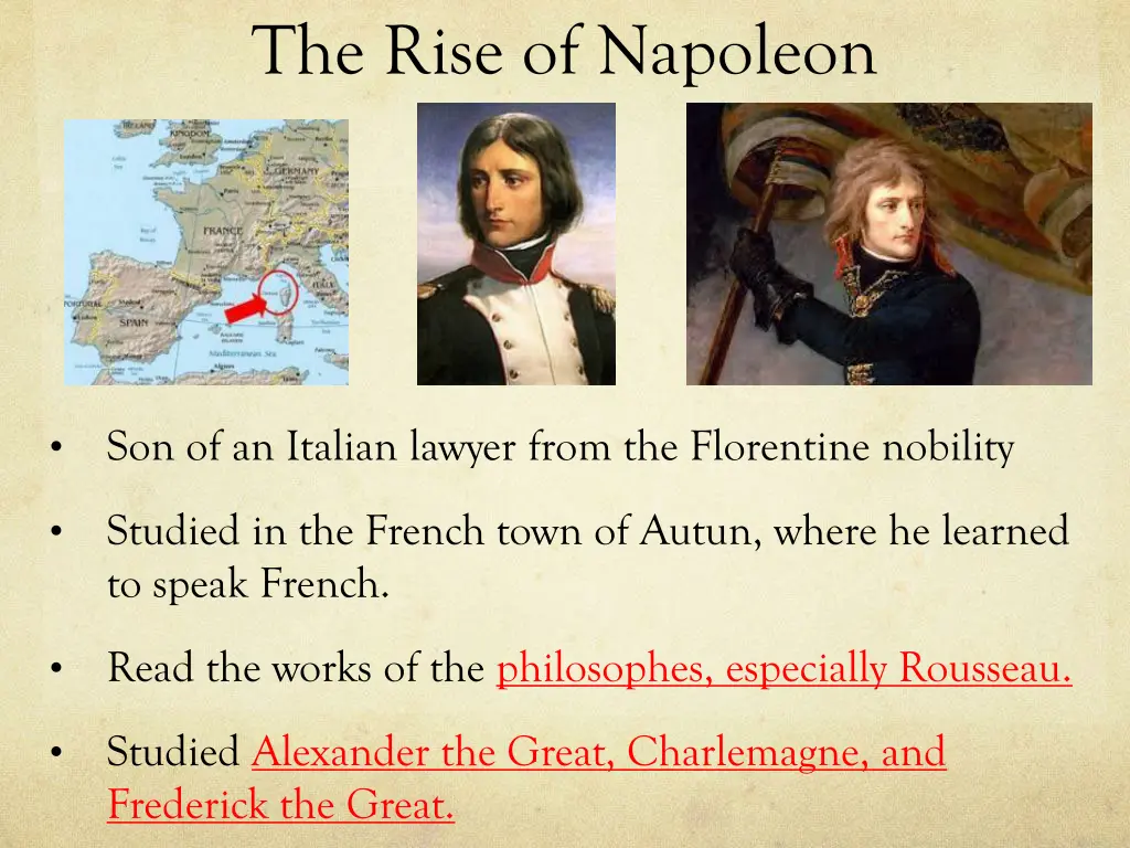 the rise of napoleon