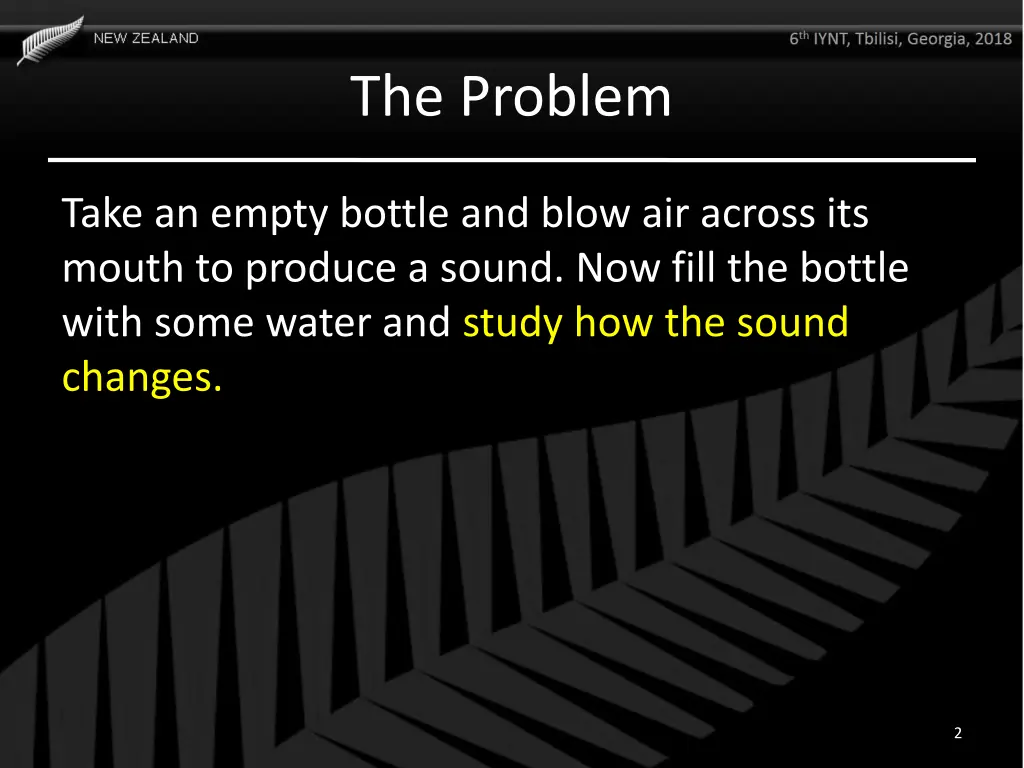 the problem