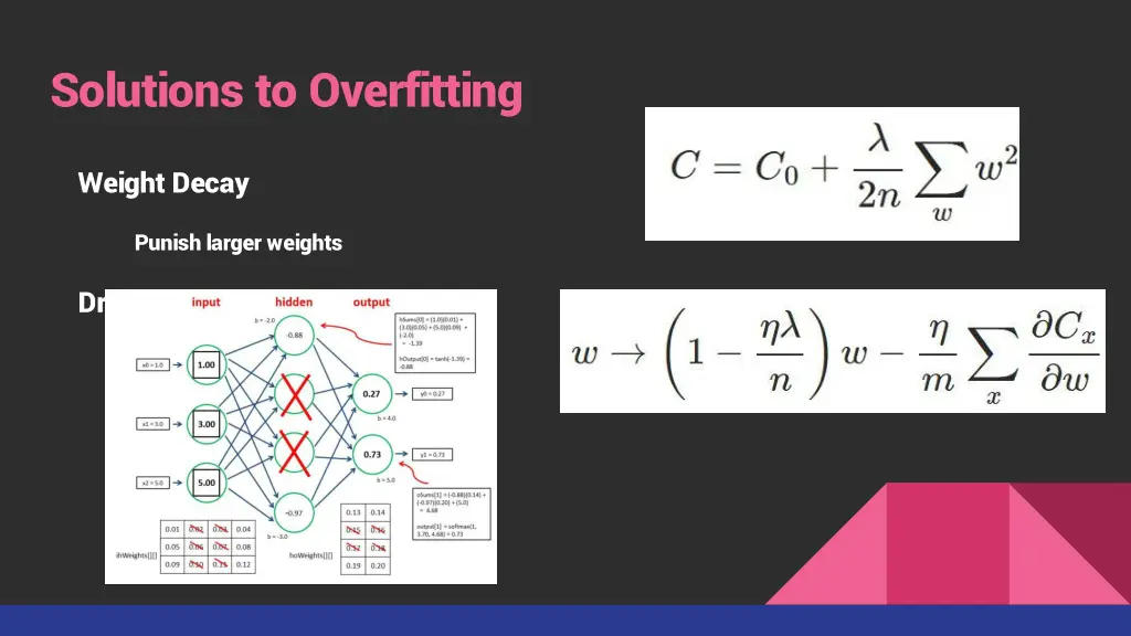 solutions to overfitting