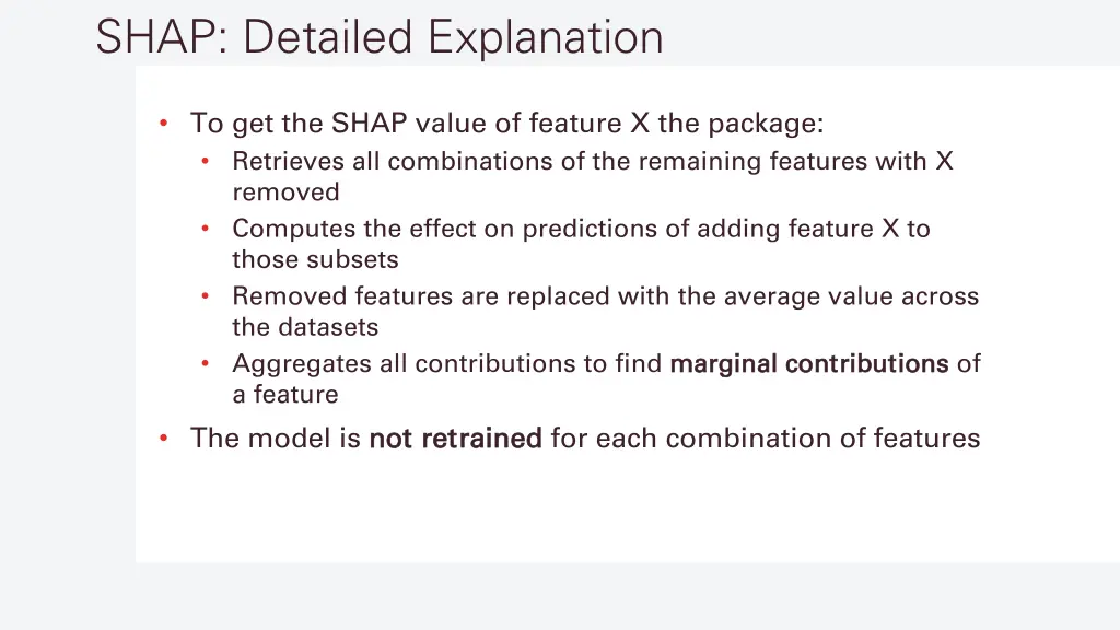 shap detailed explanation