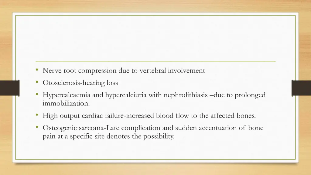 nerve root compression due to vertebral