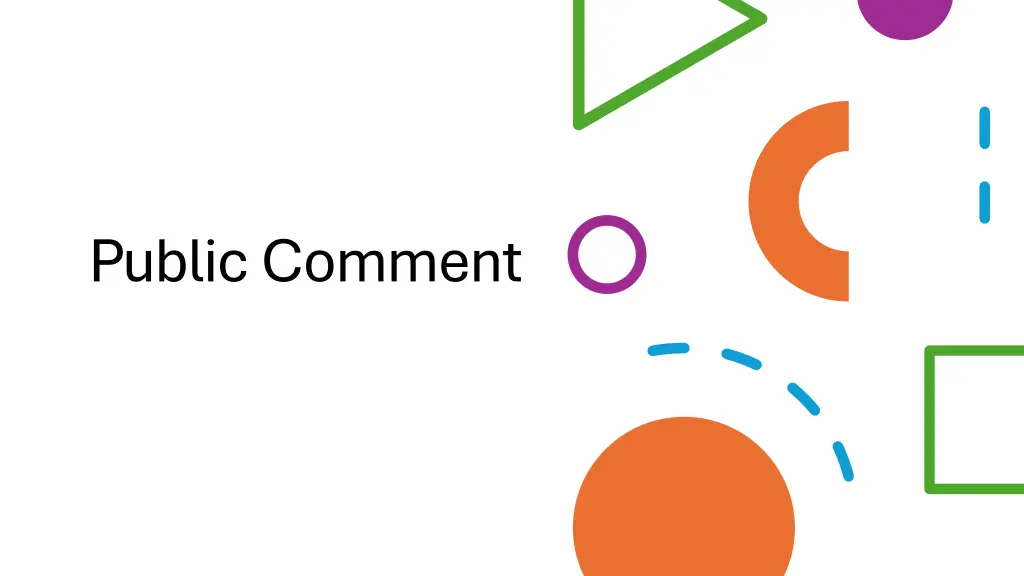 public comment