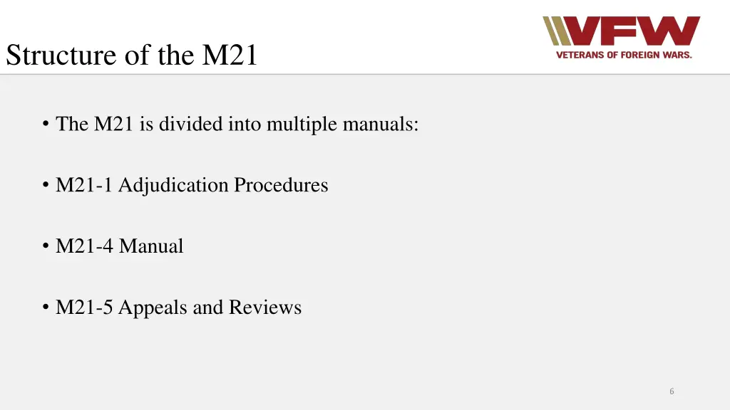 structure of the m21