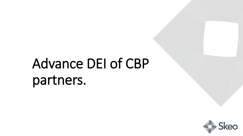 advance dei of cbp advance dei of cbp partners