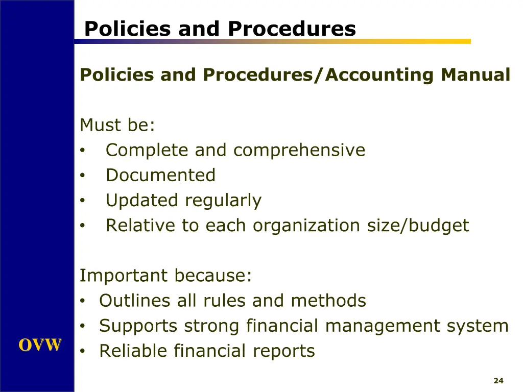 policies and procedures 2