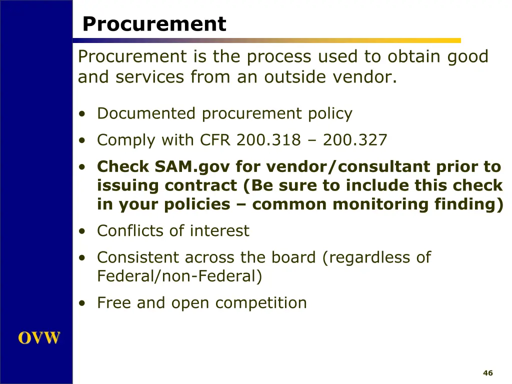 procurement