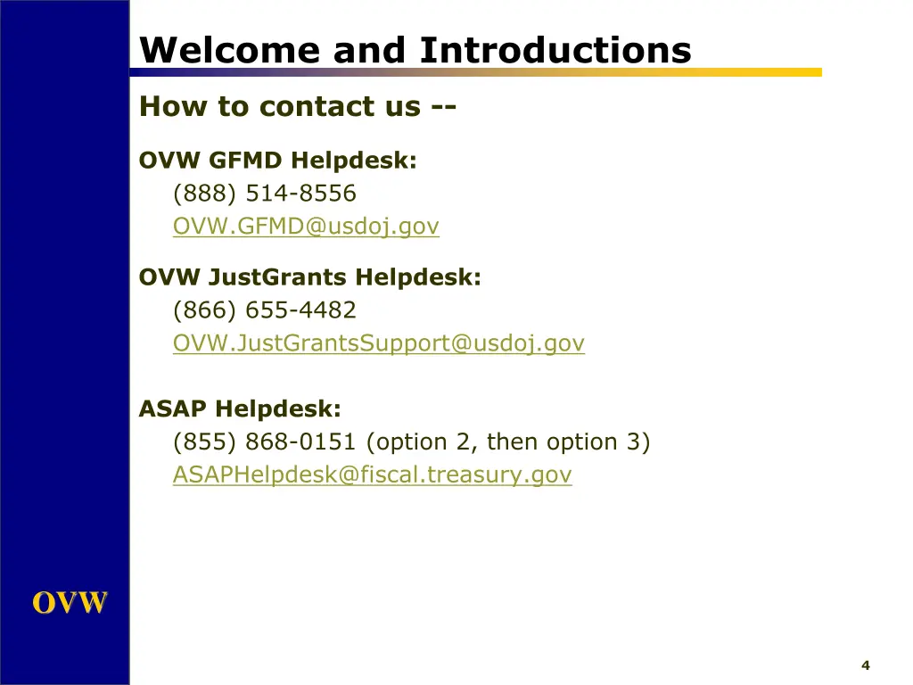 welcome and introductions 2