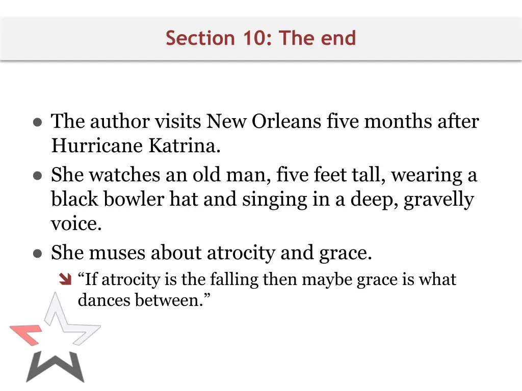section 10 the end
