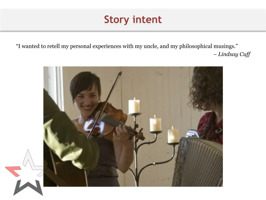 story intent