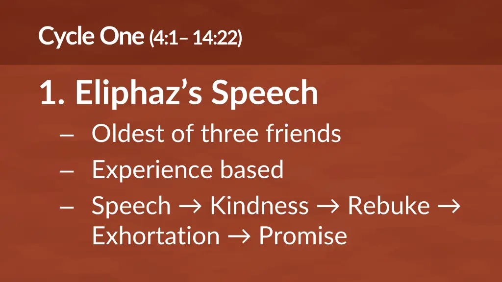 cycle one 4 1 14 22