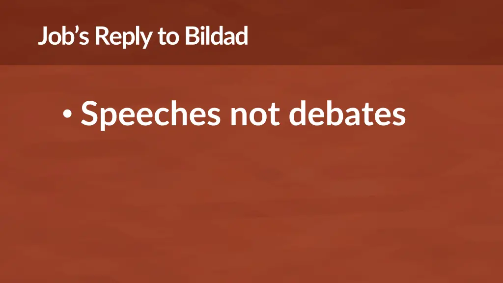 job s reply to bildad