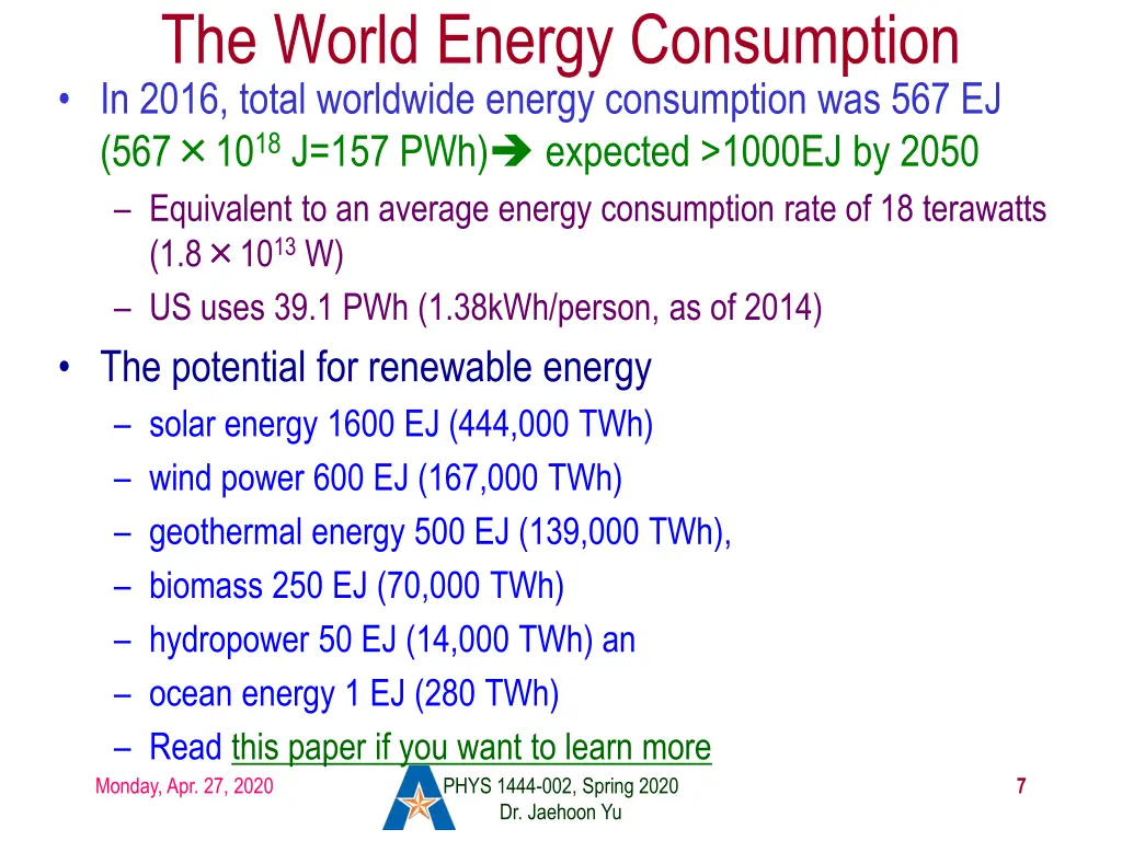 the world energy consumption in 2016 total