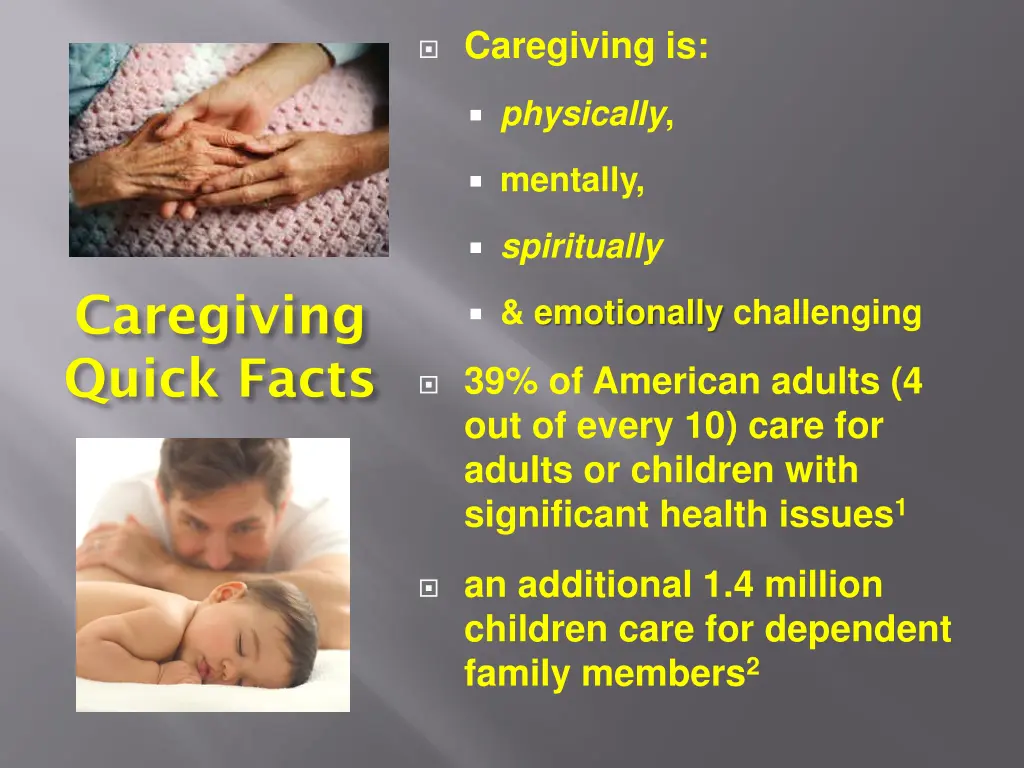 caregiving is