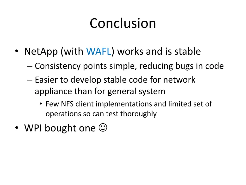 conclusion