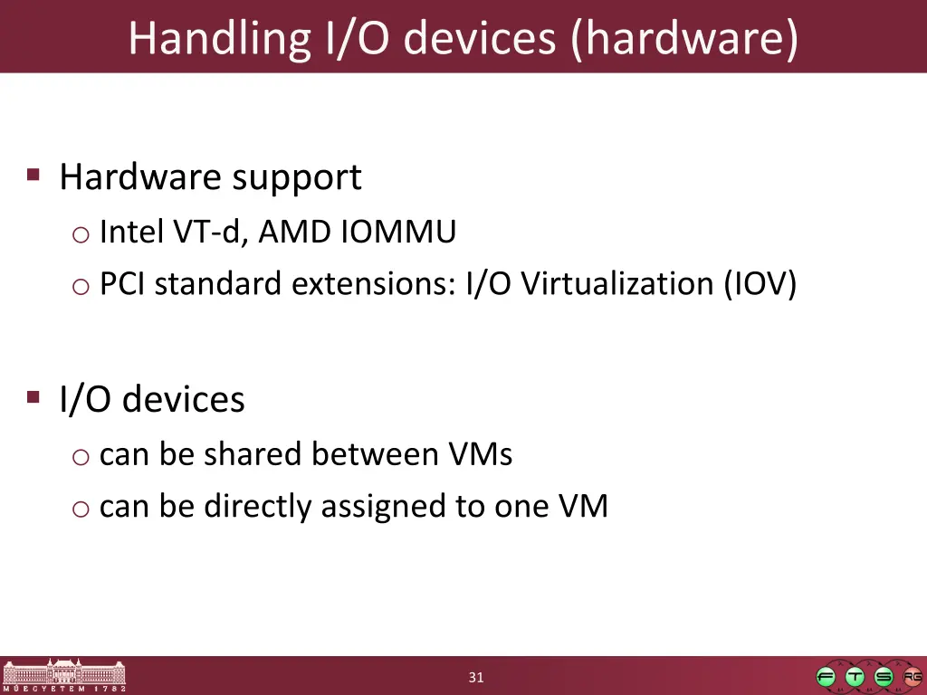 handling i o devices hardware