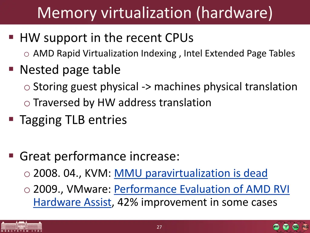 memory virtualization hardware