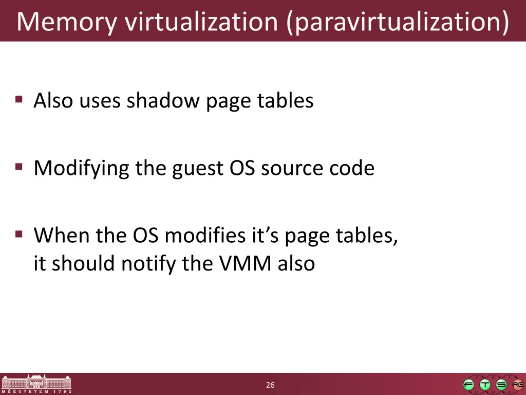memory virtualization paravirtualization