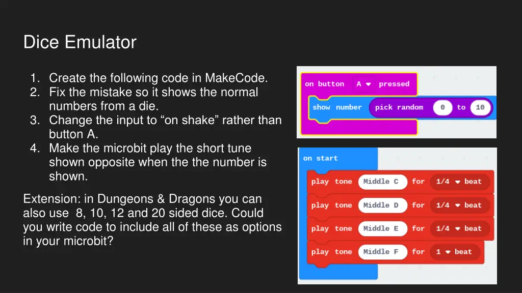 dice emulator
