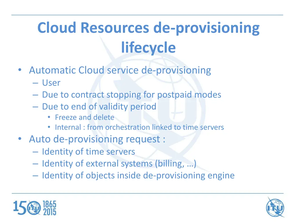 cloud resources de provisioning lifecycle