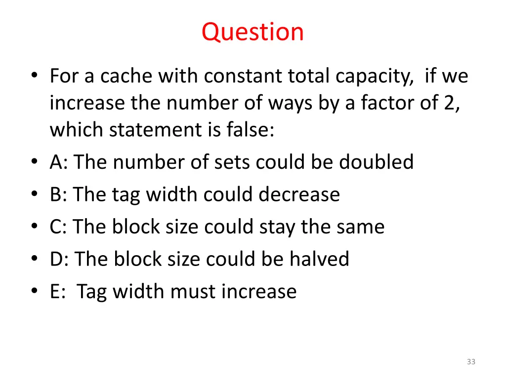 question