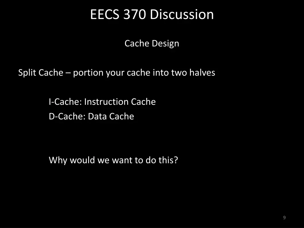 eecs 370 discussion 8