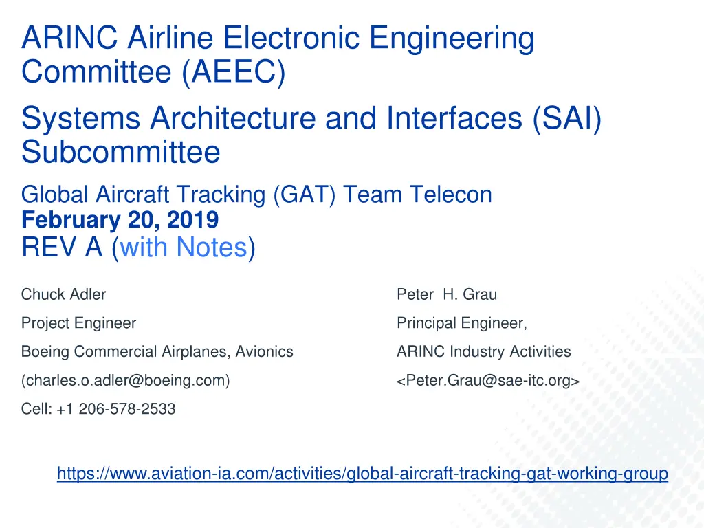 arinc airline electronic engineering committee