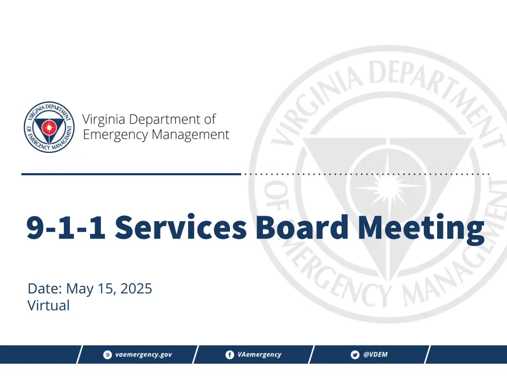 9 1 1 services board meeting