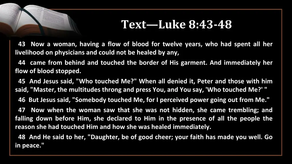 text luke 8 43 48
