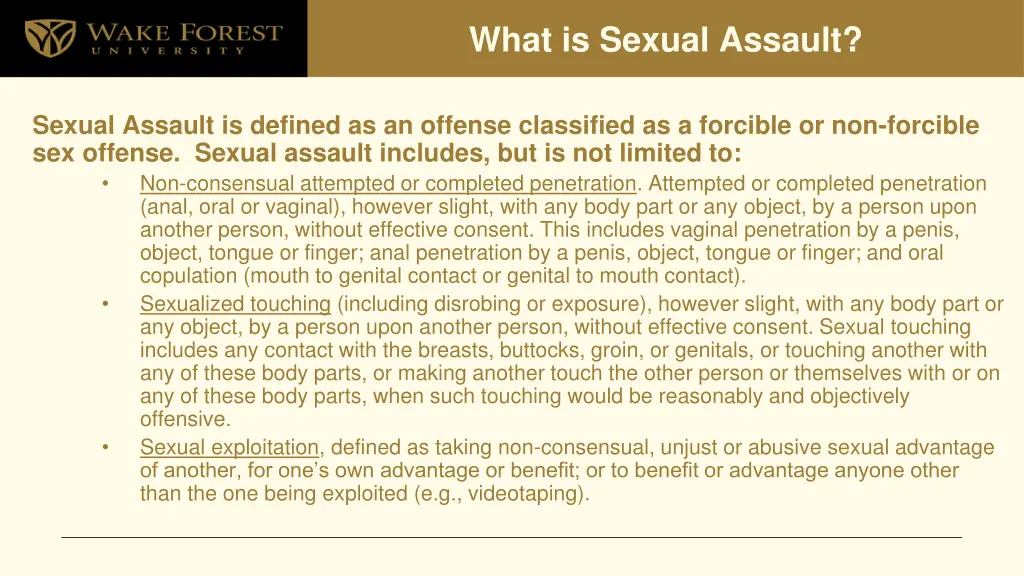 what is sexual assault